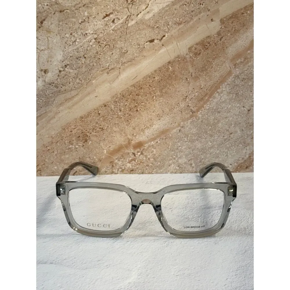 NEW Gucci GG2071OL Transparent Grey Unisex Eyeglasses Frames